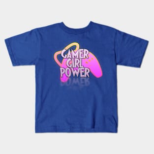 Gaming with Girl Power Kids T-Shirt